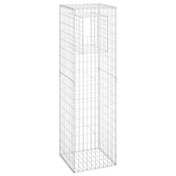 vidaXL gabioonkorvid 2 tk, 50 x 50 x 180 cm, raud