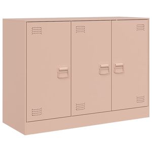 vidaXL puhvetkapp, roosa, 99x39x73 cm, teras