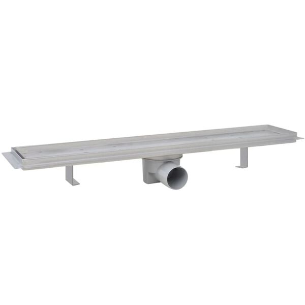 vidaXL lineaarne du&scaron;i &auml;ravoolus&uuml;steem 2 tk 630x140 mm roostevaba teras