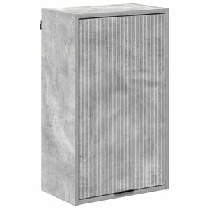 vidaXL Vannitoa kapp Betoonhall 39 x 23,5 x 65 cm Tehispuit & Metall