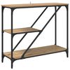vidaXL Konsoollaud Käsitööpuu 88,5 x 30 x 75 cm Tehispuit