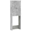 vidaXL Tualettkabinet EDE Betoonhall 66 x 25,5 x 190 cm Tehispuit