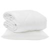 vidaXL Suvised teki padjaga 2 pcs Valge Mikrofiiber