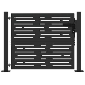 vidaXL aiavärav 100 x 100 cm corten terasest kandiline disain