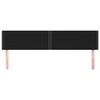 vidaXL voodipeatsid, must, 200x5x78/88 cm, kangas