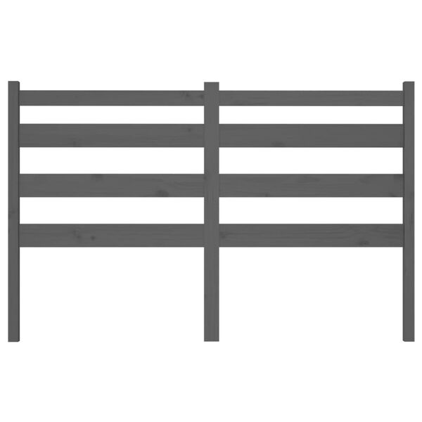 vidaXL voodipeats, hall, 186 x 4 x 100 cm, m&auml;nnipuit