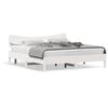 vidaXL voodiraam ilma madratsita, valge, 160 x 200 cm, m&auml;nnipuit