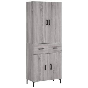 vidaXL k&otilde;rge kapp, hall Sonoma tamm, 69,5 x 34 x 180 cm, tehispuit