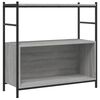 vidaXL raamaturiiul, hall Sonoma tamm, 80x30x78,5 cm, tehispuit/raud