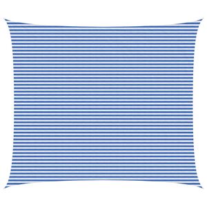 vidaXL P&auml;ikesetelgi sail Sinine ja Valge 6 x 8 m HDPE
