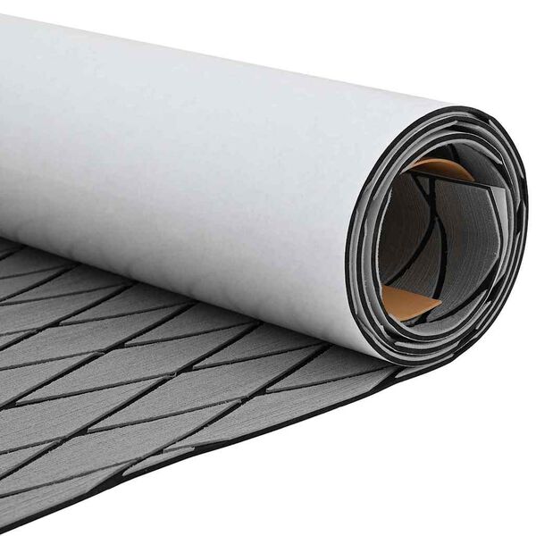 vidaXL Paadi põrand helehall ja must 190 x 70 cm EVA vaht