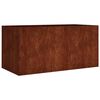 vidaXL taimekast, 80 x 40 x 40 cm, Corten teras