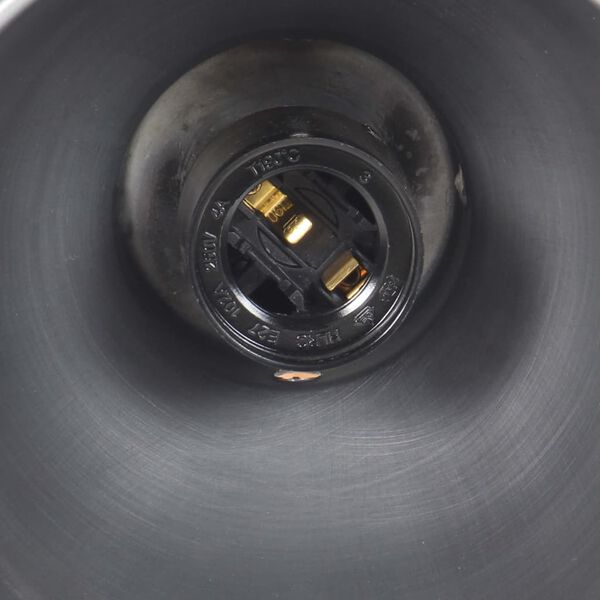 vidaXL seinalamp, E27, h&otilde;bedane, mangopuit ja raud