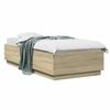 vidaXL Voodi raam Sonoma tamm 80 x 200 cm Tehispuit