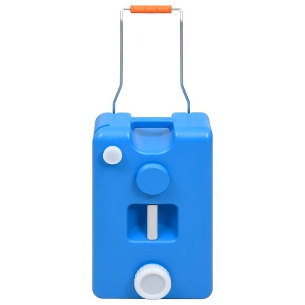 vidaXL ratastega veepaak matkamiseks 35 l, sinine