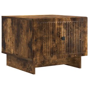 vidaXL Kohvilaud sahtliga Suitsutatud tamm 49 x 50 x 40 cm Tehispuit