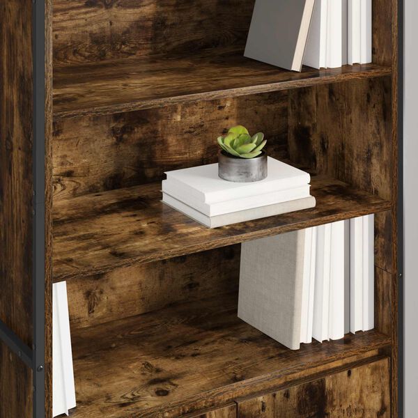 vidaXL Pikad Kapid 2 pcs Suitsu tamm 79 x 36 x 200 cm Tehispuit