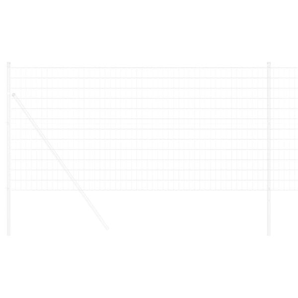 vidaXL Euroopa aed Hõbedane 1.4 x 10 m Kuumtsinkitud raud