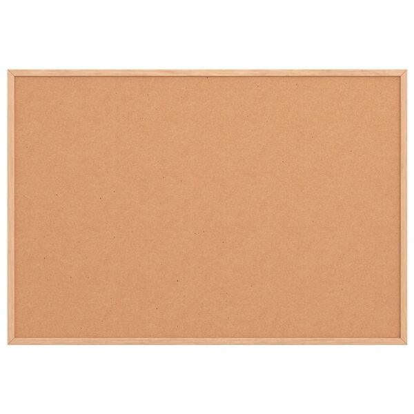 vidaXL korktahvel täispuidust raamiga 80 x 55 cm