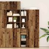 vidaXL Raamatukapp sahtliga Vana puit 30 x 42.4 x 185.2 cm
