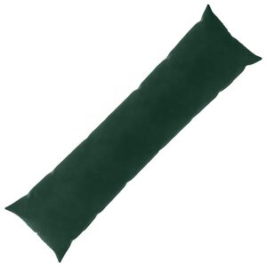 vidaXL Padi padjaga HEERLEN Tumeroheline 40 x 145 cm Samet
