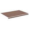 vidaXL varikatuse asenduskangas, pruun, 4,5x3 m