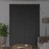 vidaXL Venetsi Rulood kardinatega Must 220 x 155 cm Alumiinium