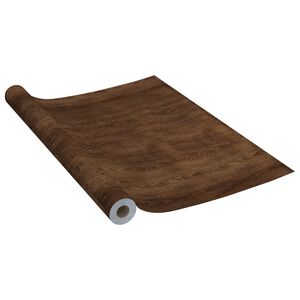 vidaXL iseliimuv m&ouml;&ouml;blikile, tume tamm, 500 x 90 cm, PVC