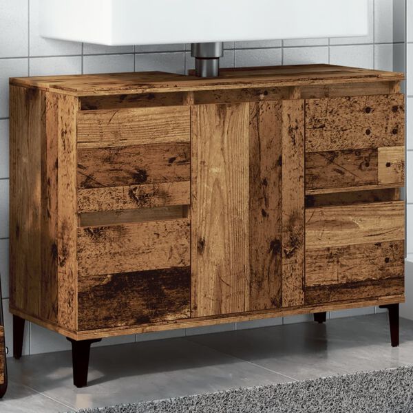 vidaXL valamukapp Vana puit 80x33x60 cm Engineered Wood