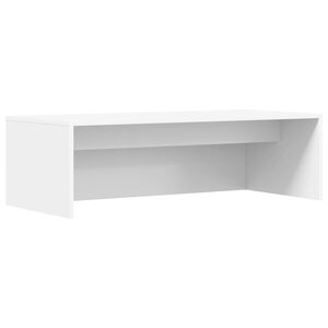vidaXL Seinale kinnitatud laud Valge Tehispuit 100 x 45 x 30 cm
