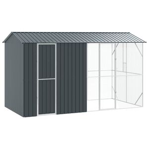 vidaXL Lindude puur Antratsiit 430 x 208 x 247 cm Tsinkteras