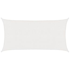 vidaXL P&auml;ikesetelgi sail Valge 2,5 x 6 m HDPE