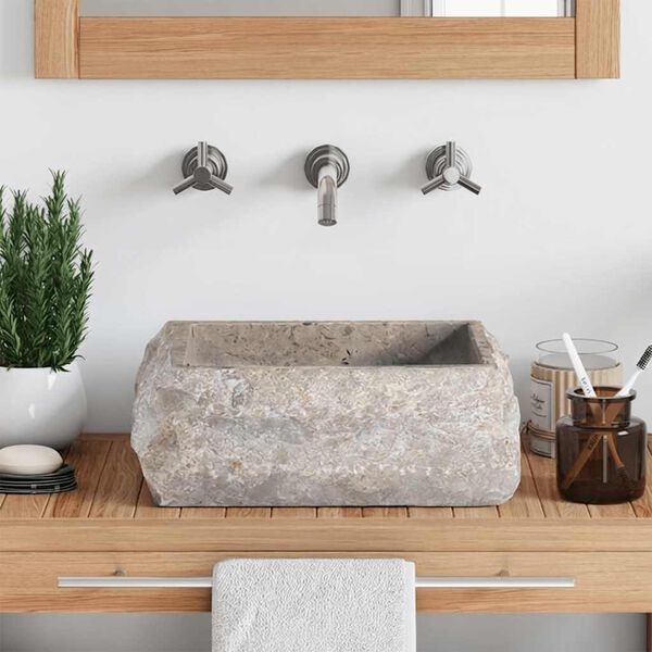 vidaXL valamu, hall, 30x30x13 cm, marmor