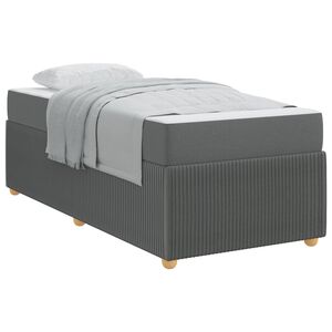 vidaXL Voodi raam madratsiga Tumehall 80 x 200 cm kangas