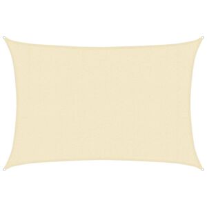 vidaXL p&auml;ikesepuri 160 g/m&sup2; kreemjas 3 x 5 m HDPE