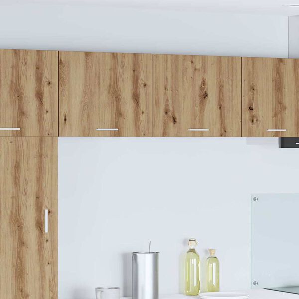 vidaXL Seinakapp 2 pcs Meisterdatud tamm ja valge 50 x 31 x 40 cm