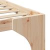 vidaXL Voodi raam Pruun 90 x 200 cm Tahke m&auml;nd