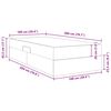 vidaXL Voodi hoiukohaga ja madratsiga Must 100 x 200 cm Pol&uuml;ester