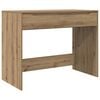 vidaXL Laud sahtliga K&auml;sit&ouml;&ouml; Tamm 100 x 50 x 78 cm T&ouml;&ouml;deldud puit