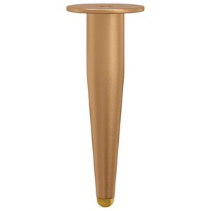 vidaXL Seismispoot 2 pcs Kuldne 98 x 40 mm Raud
