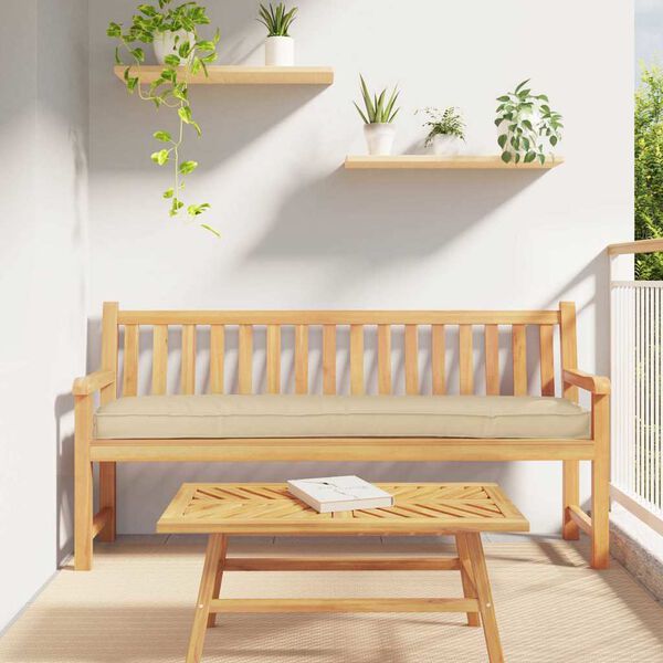 vidaXL Pallet padjakomplekt 2 pcs Beež 200 x 40 x 8 cm Oxfordi kangas