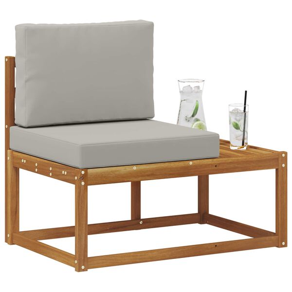 vidaXL V&auml;lim&ouml;&ouml;bel L&otilde;ppdiivan padjaga Neutraalne 91 x 63 x 73 cm