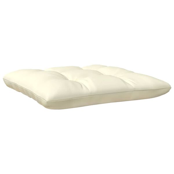 vidaXL aia jalapink kreemja padjaga, männipuit