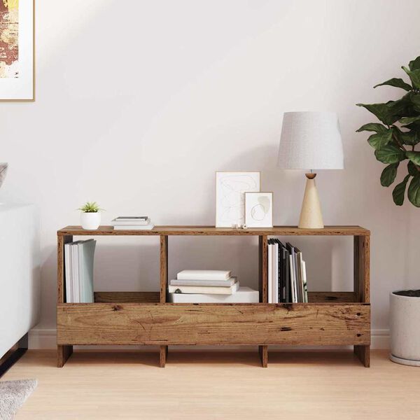 vidaXL Ajakirja riiul Vana puit 102 x 30 x 45 cm