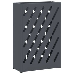 vidaXL Hoidik ja riputustugi Antratsiit 28 x 12 x 41 cm Teras