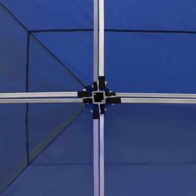 vidaXL kokkupandav peotelk seintega, alumiinium, 6 x 3 m, sinine