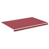 vidaXL varikatuse asenduskangas, burgundiapunane, 4,5 x 3 m, pol&uuml;ester