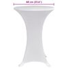 vidaXL seisulauakate Ø 60 cm, valge, veniv, 4 tk