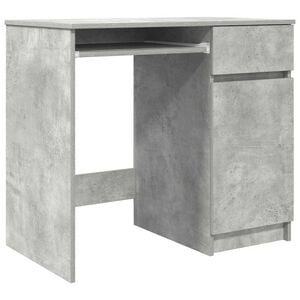 vidaXL kirjutuslaud, betoonhall, 86x49x76 cm, tehispuit