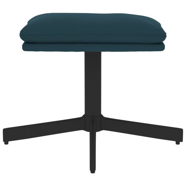 vidaXL jalapink, sinine, 60x60x36 cm, samet